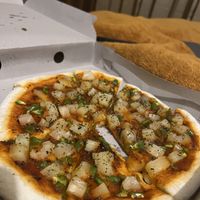 Tropicana pizza without cheese   at Unity Bistro Pizza House in Dharamkot