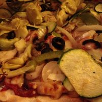 artichoke hearts have my heart at Skipolini's Pizza in Concord