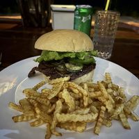Vegan bean burger. Great size. Not spicy at all  at Jungle Bar and Kitchen  in Koh Rong