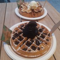 Waffles at PARLION in Antwerpen