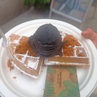 Specolous crumble, Choco ice cream at PARLION in Antwerpen