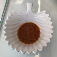 Mama J’s hot sauce   at West to West Kitchen in Abu Dhabi