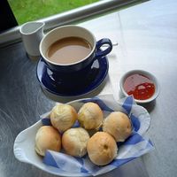 Garlic dough balls at Dundee University Students' Association in Dundee