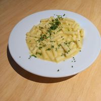 Vegan mac n cheese at Dundee University Students' Association in Dundee