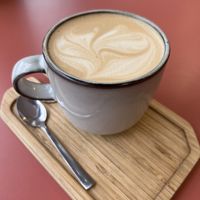 Oat milk cappuccino   at Uli Brunch in Barcelona