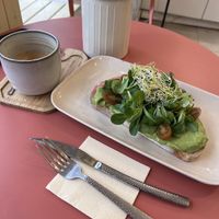 Avocado toast  at Uli Brunch in Barcelona