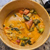 Yellow curry at Goi Express Thai in Murrieta