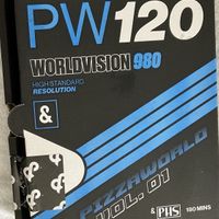 The takeout boxes look like retro VHS tapes!  at &pizza in Bel Air