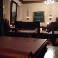 Vaust menu and interior  at Vaust Braugaststatte in Berlin