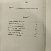 Menu - drinks 3 at Vaust Braugaststatte in Berlin