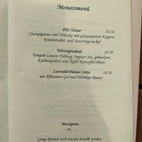 Menu - Set menu at Vaust Braugaststatte in Berlin