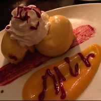 mango sorbet at Vaust Braugaststatte in Berlin