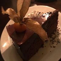 chocolate cake galore -- excellent! at Vaust Braugaststatte in Berlin