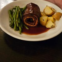 Seitanroulade, Rosmarinkartoffeln & Prinzessinenbohnen at Vaust Braugaststatte in Berlin