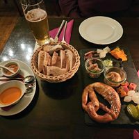 small snacks at Vaust Braugaststatte in Berlin
