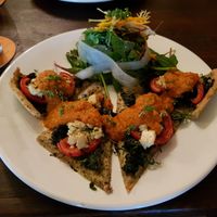 Spelt tart main at Vaust Braugaststatte in Berlin