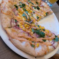 Elote Pizza at Picazzo's Organic Italian Kitchen in Sedona
