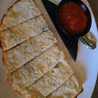 Vegan cheesy bread at Picazzo's Organic Italian Kitchen in Sedona