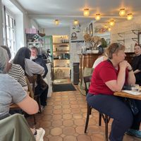 cute and tiny inside!  at La Maison Rose in Paris