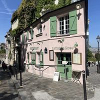 outside adorable   at La Maison Rose in Paris