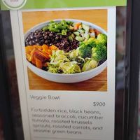 Veggie bowl  at Fresh One Kitchen in Kennesaw