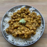 Chana masala  at Lassi & Spice - SLU in Seattle