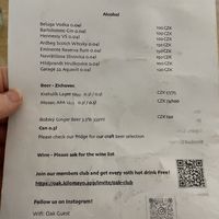 Drinks   at Oak in Prague