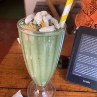 green smoothie  at Rakus Place in Dharamshala