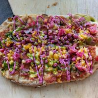 'Oriental Nightz' pinsa at Turbo Lama in Bern