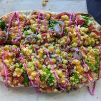 'Guess who's back' pinsa at Turbo Lama in Bern