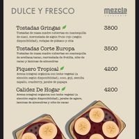 Sweet items  at Mezcla Cafetería in Santiago
