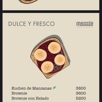 Pies (not all always available)  at Mezcla Cafetería in Santiago