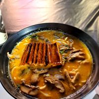 Lamen satay vegan at Lamen Hood in Rio De Janeiro