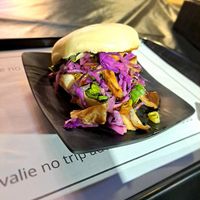 Bun vegan at Lamen Hood in Rio De Janeiro
