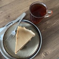 Lotus cake and tea  at Veggy Delivery in Ankara