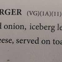 Menu as of March 2025 at The Bloody Stream in Dublin