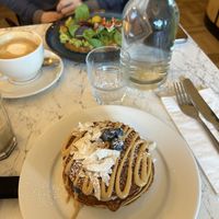 Vegan pancakes and avocado toast  at POG in Howth