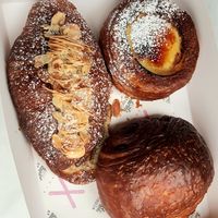 Almond, creme grille and chocolate at Croix Croissant in Flemington