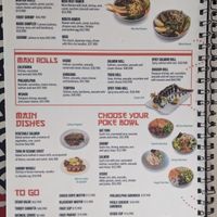 Menu at BOG - Sushi Tequila in Bogota