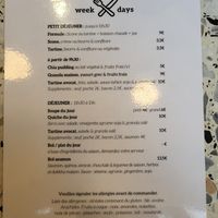 Wochentage at Good News Coffee Shop in Paris