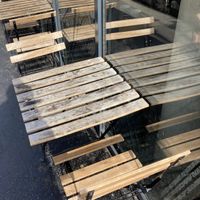 Terrace at Good News Coffee Shop in Paris