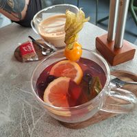 Immunbooster-Tee und Cappuccino at greenhouse Café & PopUp in Esslingen