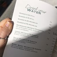 Infused water (should be available in all restaurants imo!)  at greenhouse Café & PopUp in Esslingen