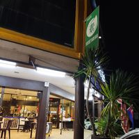 Vegetarian signage indication outside restaurant at Forever Cafe - 啡你寞属 in Segamat