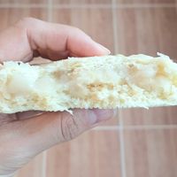 corn steamed bun - inside at Joseon Snack - 조선스낵 in Busan