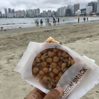 I enjoyed this black sesame and pumpkin seed oranda on Gwangalli beach  at Joseon Snack - 조선스낵 in Busan