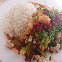 Vegan curry at Saju in Munich
