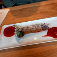 Vegan AND gluten-free cannoli! at Virtuous Pie in Cologne