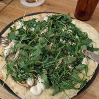 Pizza fungi at Virtuous Pie in Cologne