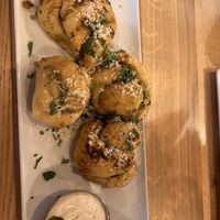garlic dough knots  at Virtuous Pie in Cologne